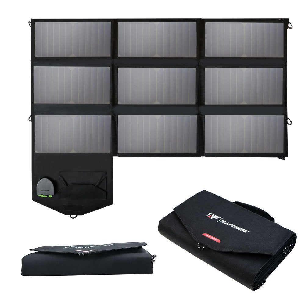 Solar Charger Panel Foldable - Caricatore Solare Portatile Pieghevole Allpowers 18V
