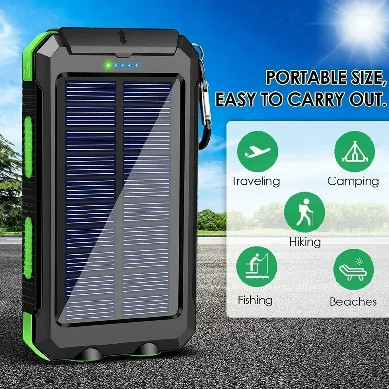Lenovo 50000mAh Solar Power Ba - Solar Charger Panel Foldable recensione e prezzo