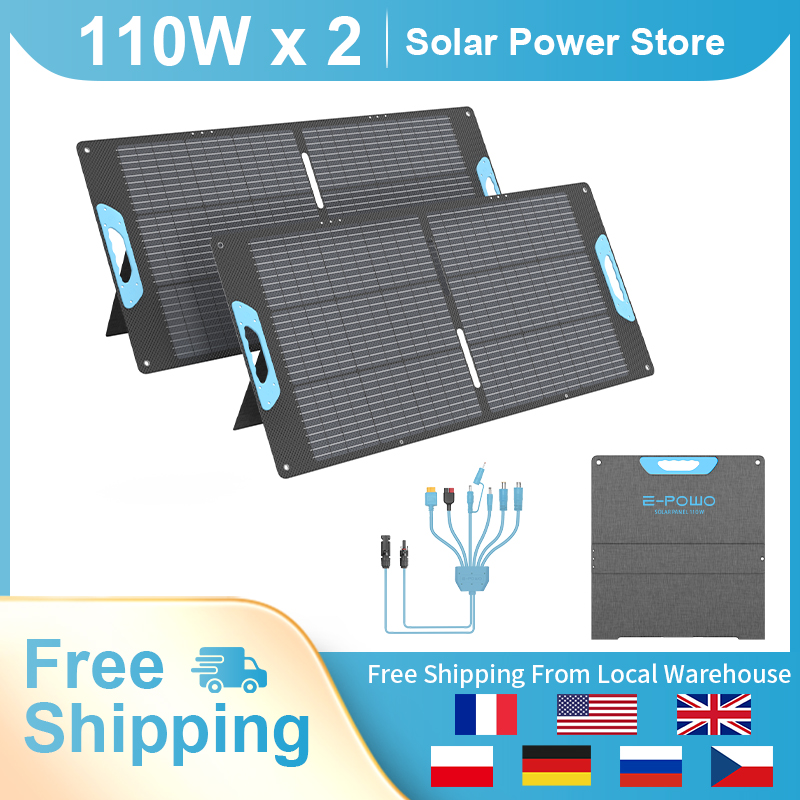 E-POWO Pannello Solare Portati - Solar Charger Panel Foldable recensione e prezzo