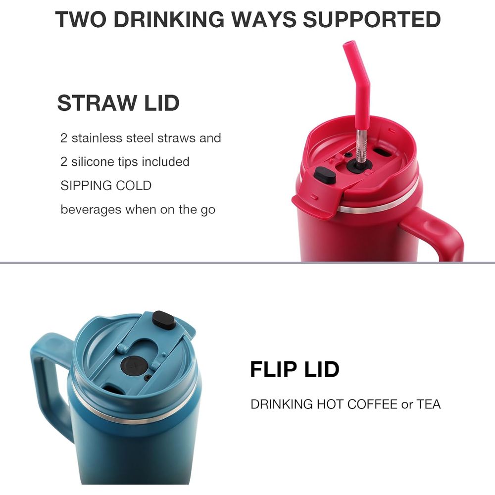 Tazza da Viaggio Isolata da 40 - Stainless Steel Straw recensione e prezzo