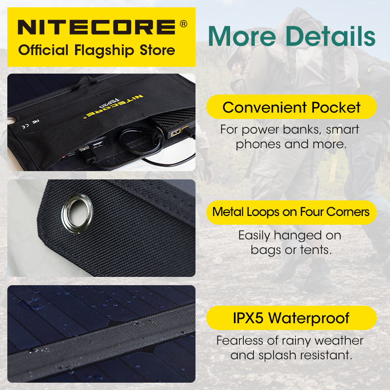 NITECORE FSP30 30W pannello so - Solar Charger Panel Foldable recensione e prezzo