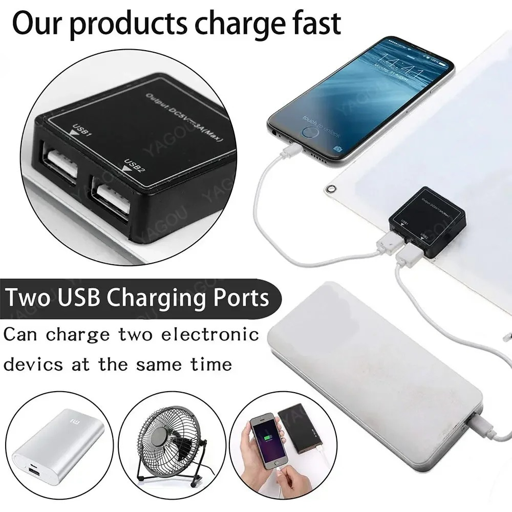 Caricatore Solare USB Doppio a - Solar Charger Panel Foldable recensione e prezzo